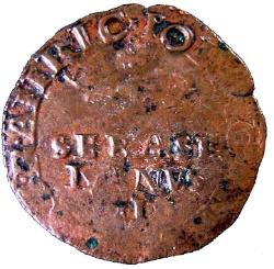 Anverso de 3 Reales (Réais) - Sebastião I