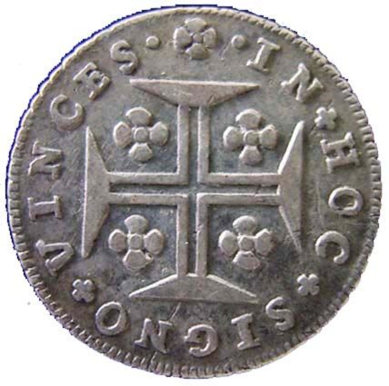 Moneda 3 Vintens - María I | 1786 - 1799 - Reverso Reverso de 3 Vintens - María I