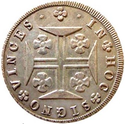 Reverso de 3 Vintens - Pedro IV