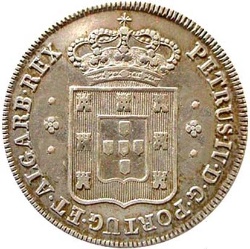 Anverso de 3 Vintens - Pedro IV