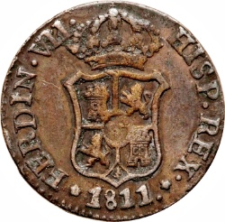 Anverso de 3 Cuartos de Real (III QUAR)