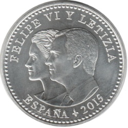 Anverso de 30 Euro - Felipe VI (Parte II de Don Quijote)