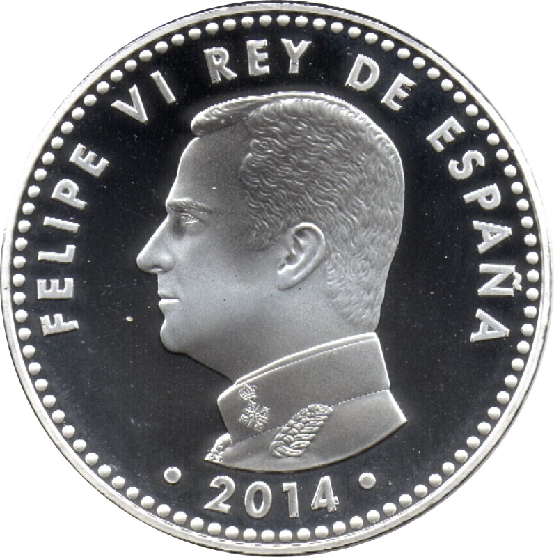 Anverso de 30 Euros - Felipe VI (Adhesión)