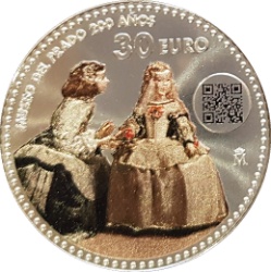 Reverso de 30 Euros - Felipe VI (Museo del Prado)