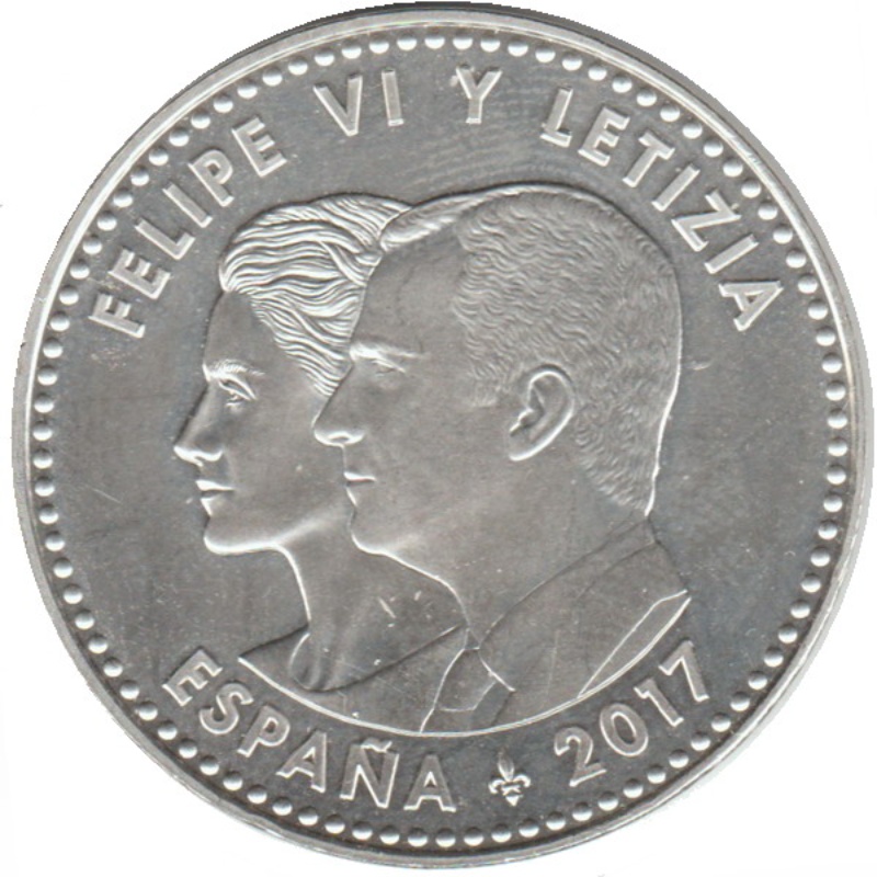 Anverso de 30 Euros - Felipe VI (Tratado de la Unión Europea)