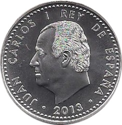 Anverso de 30 Euros - Juan Carlos I (Jubileo de Diamante)