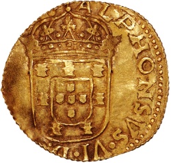 Anverso de 4 Cruzados - Alfonso VI