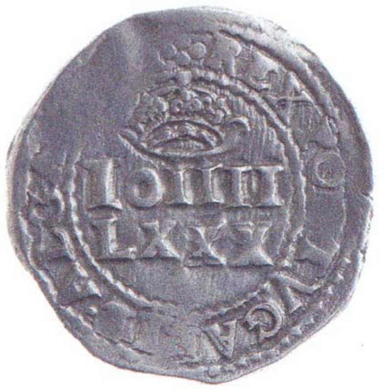 Anverso de 4 Vintens - Lxxx Reales (Réais) - João IV (Évora)