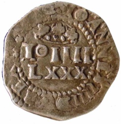 Anverso de 4 Vintens - Lxxx Reales (Réais) - João IV (Lisboa)