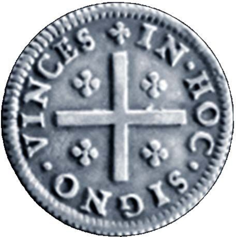 Moneda 4 Vintens de Real (Réais) - Pedro II (Príncipe corona, ceca de Lisboa) | 1683 - 1688 - Reverso Reverso de 4 Vintens de Real (Réais) - Pedro II (Príncipe corona, ceca de Lisboa)