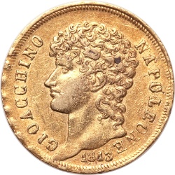 Anverso de 40 Liras - Joachim Murat