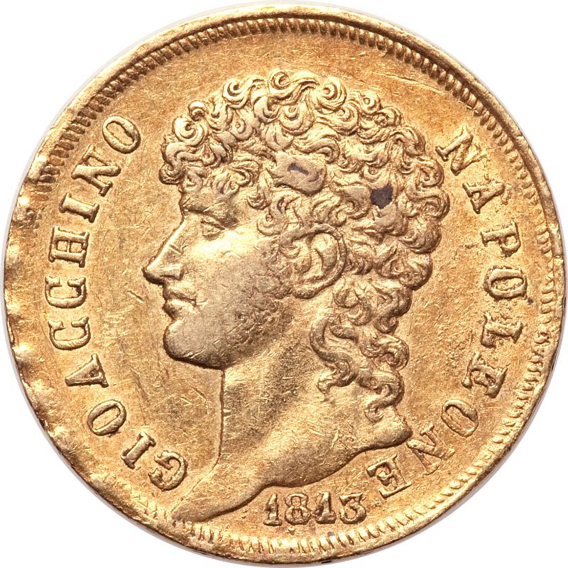 Anverso de 40 Liras - Joachim Murat