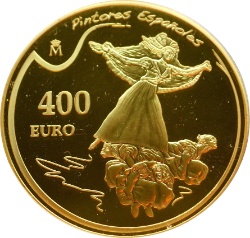 Reverso de 400 Euros (Francisco de Goya)