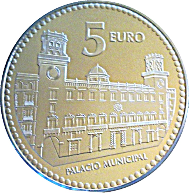 Reverso de 5 Euros (Alicante)