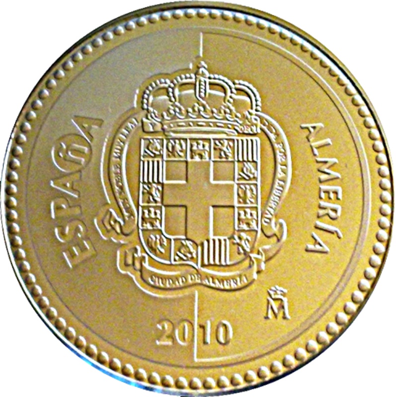 Moneda 5 Euros (Almería) | 2010 - Anverso Anverso de 5 Euros (Almería)