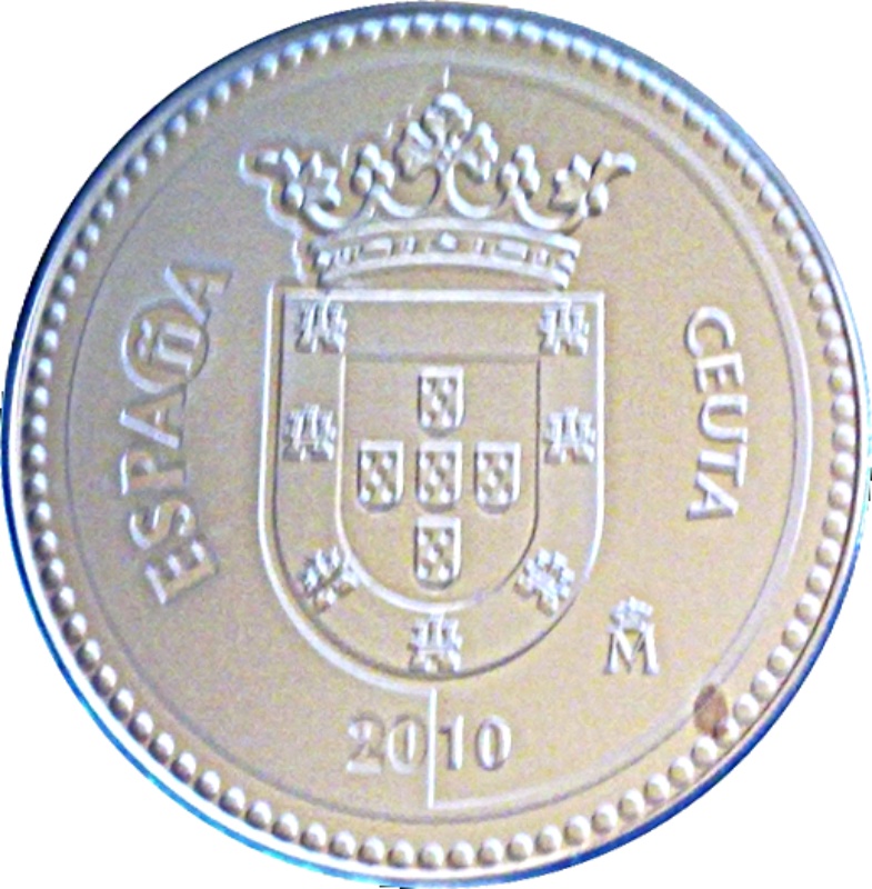 Anverso de 5 Euros (Ceuta)