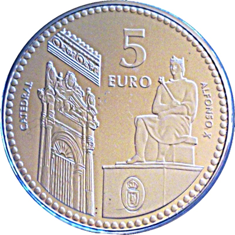 Reverso de 5 Euros (Ciudad Real)