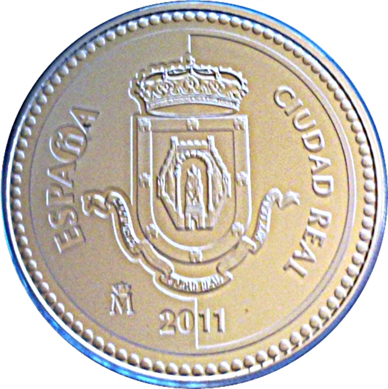 Anverso de 5 Euros (Ciudad Real)