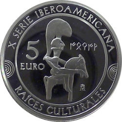Reverso de 5 Euros - Felipe VI (Guerrero de Moixent)