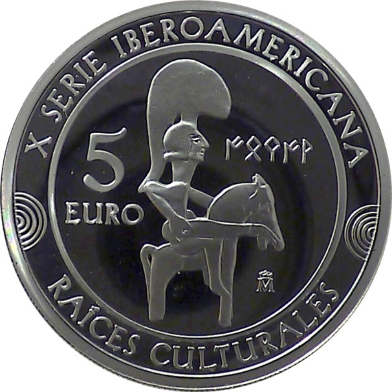 Reverso de 5 Euros - Felipe VI (Guerrero de Moixent)
