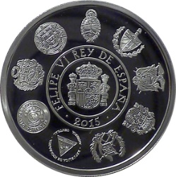 Anverso de 5 Euros - Felipe VI (Guerrero de Moixent)