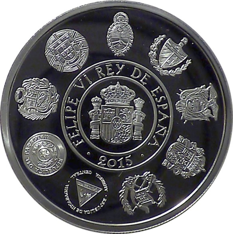 Anverso de 5 Euros - Felipe VI (Guerrero de Moixent)