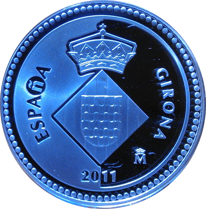 Anverso de 5 Euros (Girona)