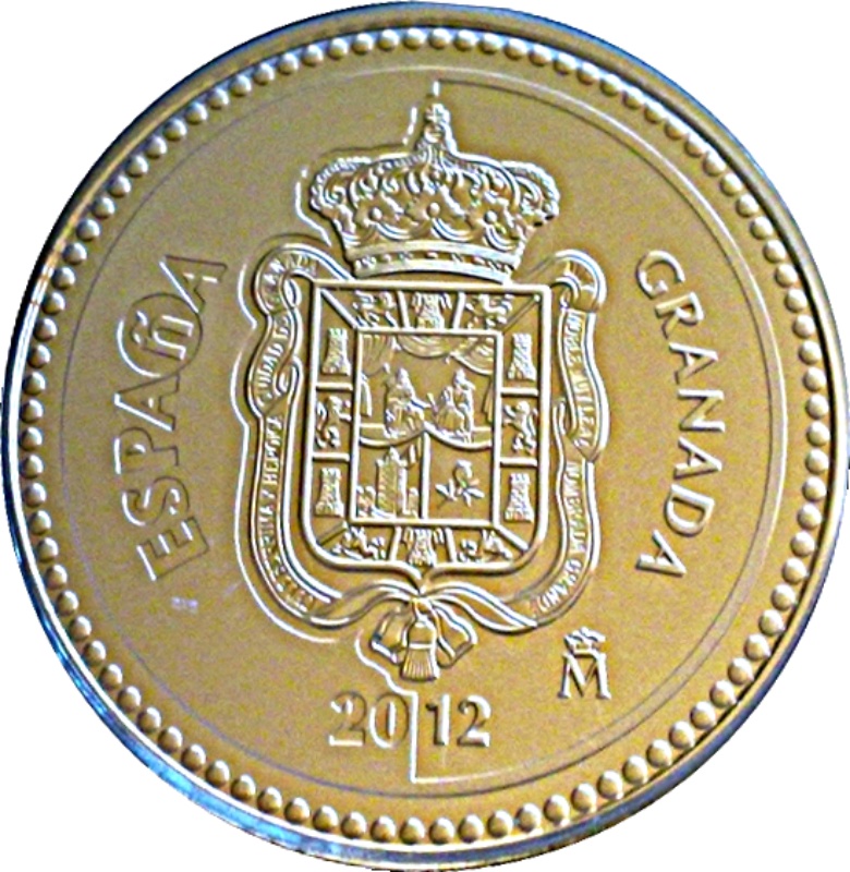 Anverso de 5 Euros (Granada)
