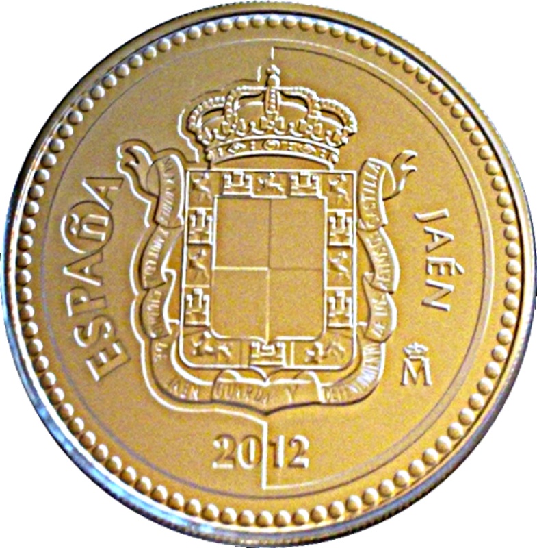 Anverso de 5 Euros (Jaén)