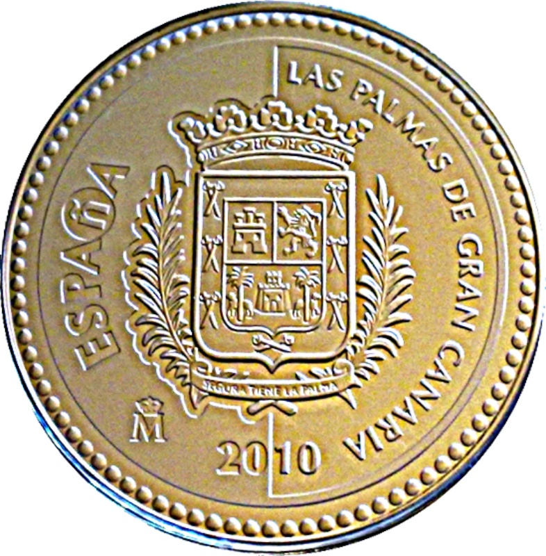 Anverso de 5 Euros (Las Palmas de Gran Canaria)