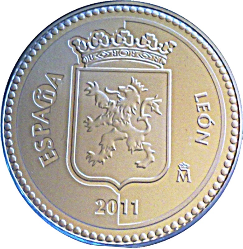 Moneda 5 Euros (León) | 2011 - Anverso Anverso de 5 Euros (León)