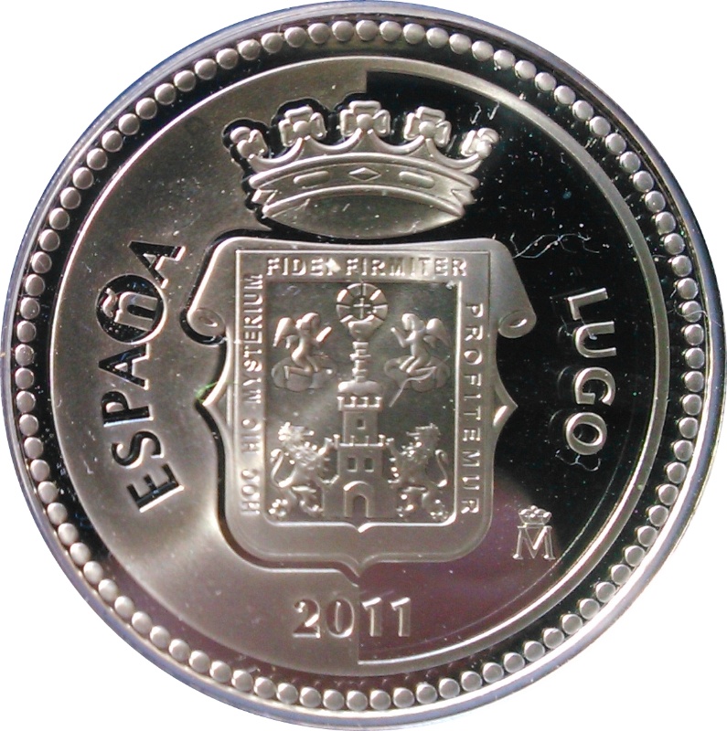 Anverso de 5 Euros (Lugo)