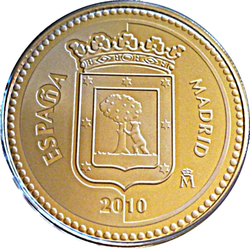 Anverso de 5 Euros (Madrid)