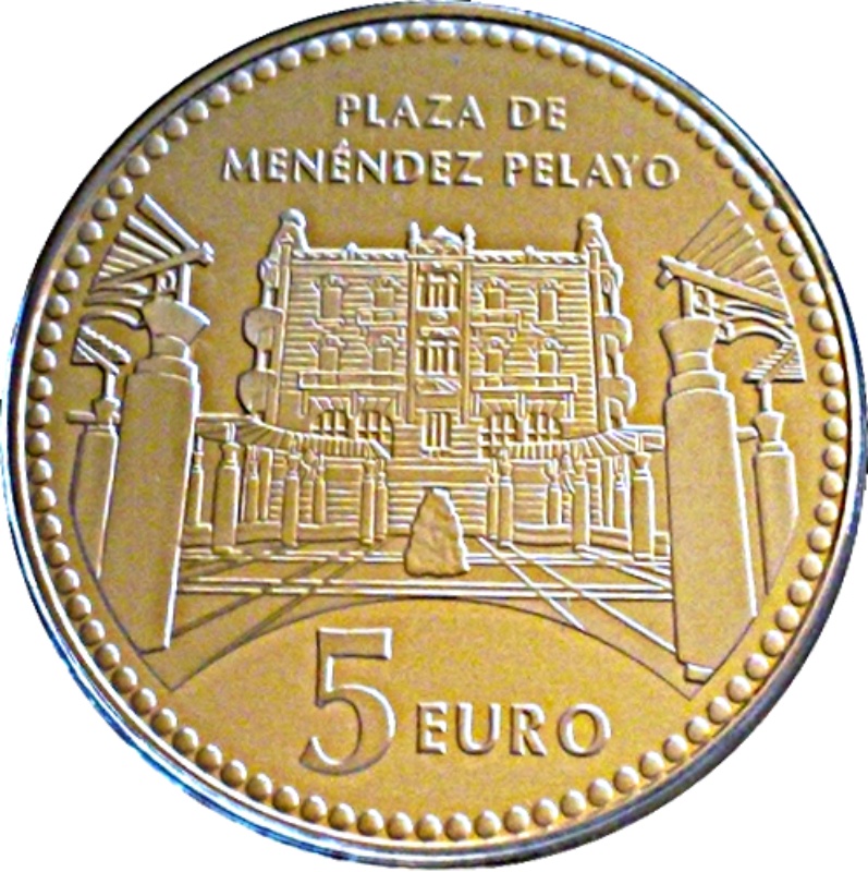 Reverso de 5 Euros (Melilla)