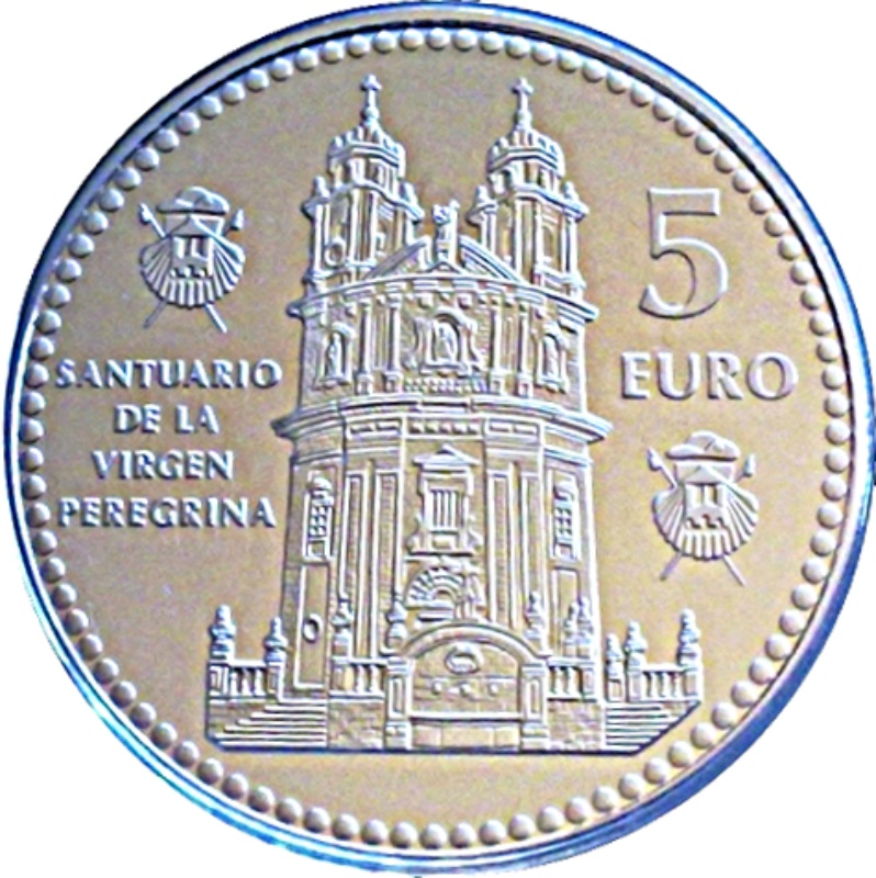 Reverso de 5 Euros (Pontevedra)