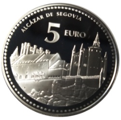 Reverso de 5 Euros (Segovia)