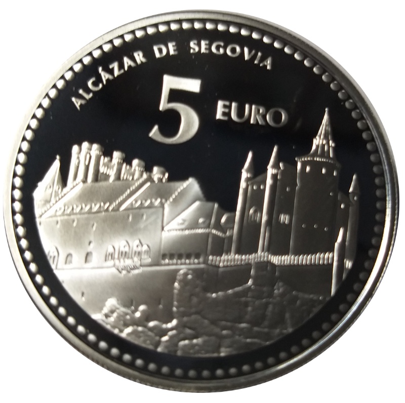 Reverso de 5 Euros (Segovia)