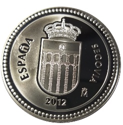 Anverso de 5 Euros (Segovia)