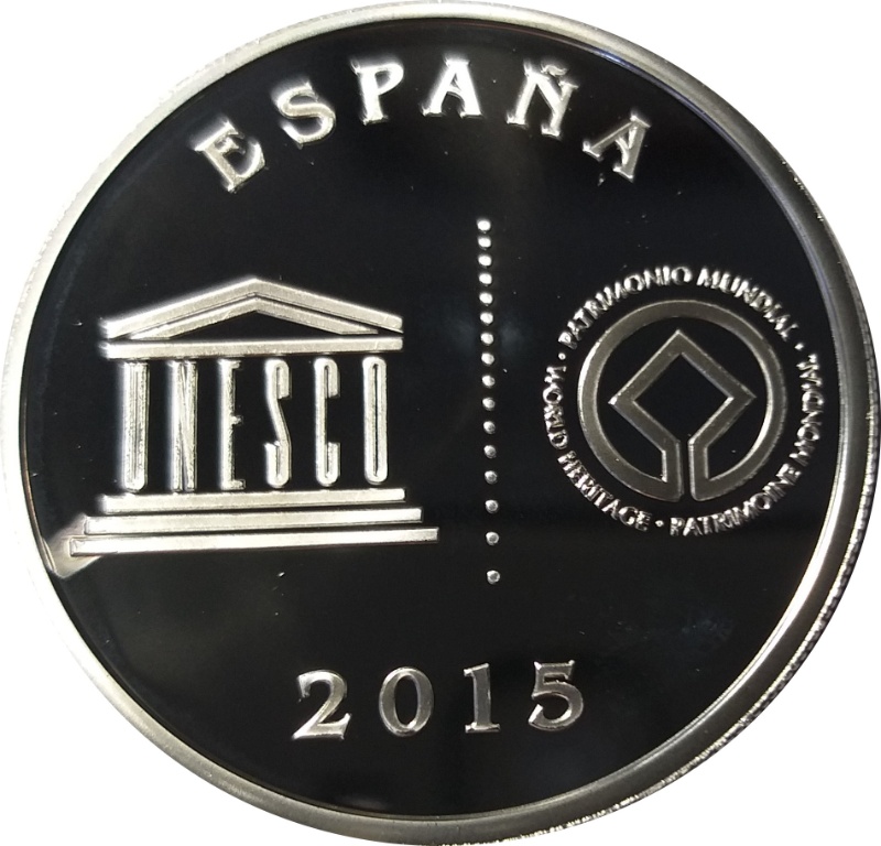 Moneda 5 Euros (Segovia) | 2015 - Anverso Anverso de 5 Euros (Segovia)