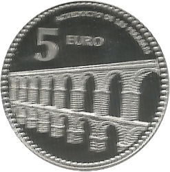 Reverso de 5 Euros (Tarragona)