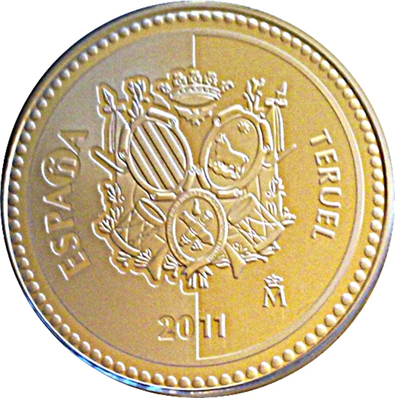 Moneda 5 Euros (Teruel) | 2011 - Anverso Anverso de 5 Euros (Teruel)