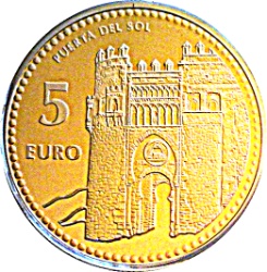 Reverso de 5 Euros (Toledo)