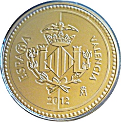 Anverso de 5 Euros (Valencia)