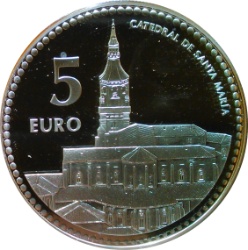 Reverso de 5 Euros (Vitoria)