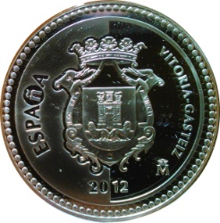 Anverso de 5 Euros (Vitoria)