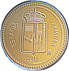 Anverso de 5 Euros (Zamora)