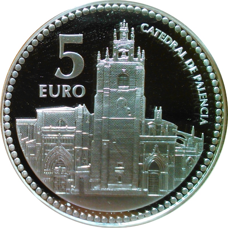 Reverso de 5 Euros (palencia)