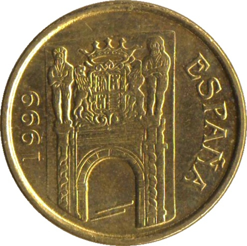 Anverso de 5 Pesetas (Murcia)