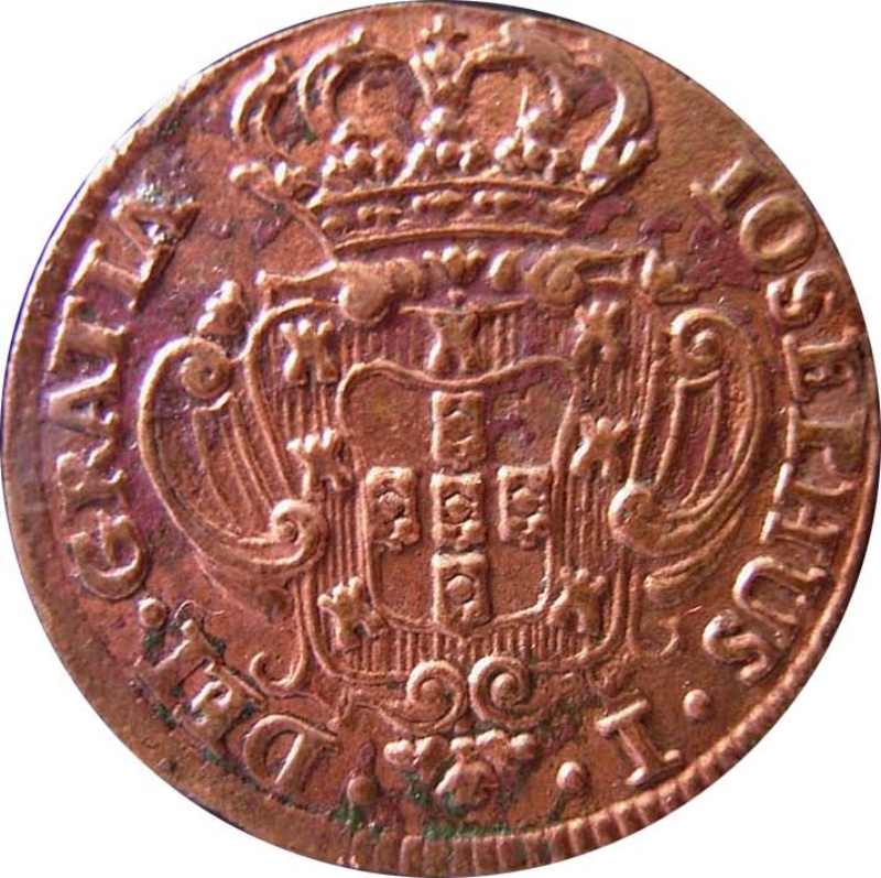 Moneda 5 Reales (Réais) - José I | 1751 - 1776 - Anverso Anverso de 5 Reales (Réais) - José I