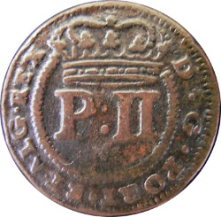 Anverso de 5 Reales (Réais) - Pedro II